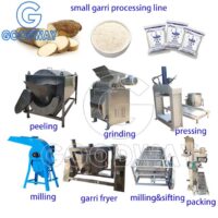 Manufacturing Plant Cassava Garri Gari Processing Machine for Sale