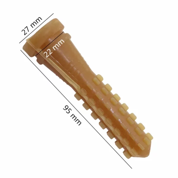 50 pcs 9.5 cm Poultry Plucking Fingers Hair Removal Machine Glue Stick Chicken Plucker Beef tendon material corn rod