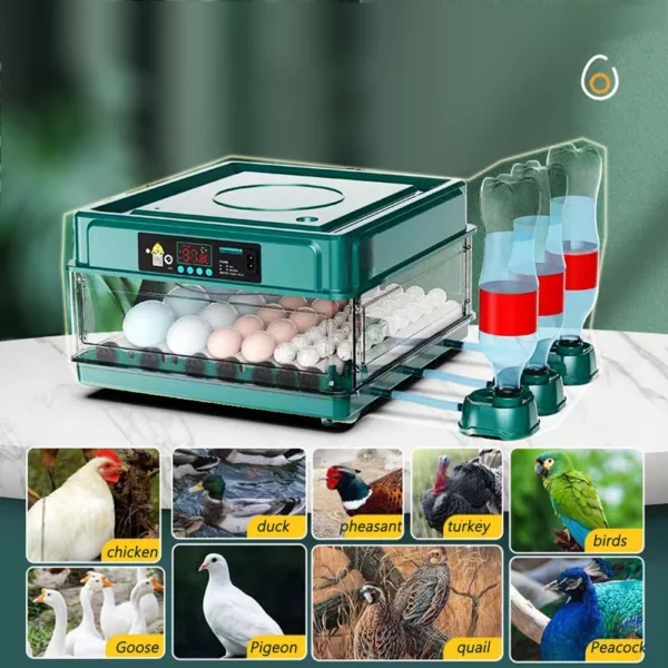 9/15/24/30 Brooder Eggs Incubator Fully Automatic for Chicken Goose Quail Auto Turner Equipment Hatchery Poultry Tools