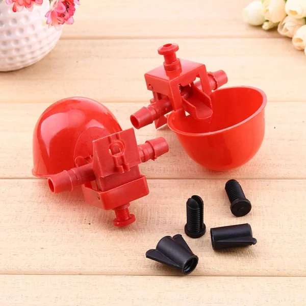 Automatic Chicken Drinker Bowl Duck Drinking Cup Chicken Feeder Plastic Poultry Bowls And Drinkers Cups Water Drinking Tools