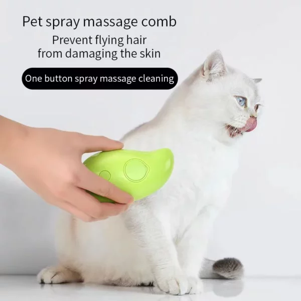 Cat Steam Brush Steamy Dog Brush 3 in 1 Electric Spray Cat Hair Brushes for Massage Pet Grooming Comb Hair Removal Combs