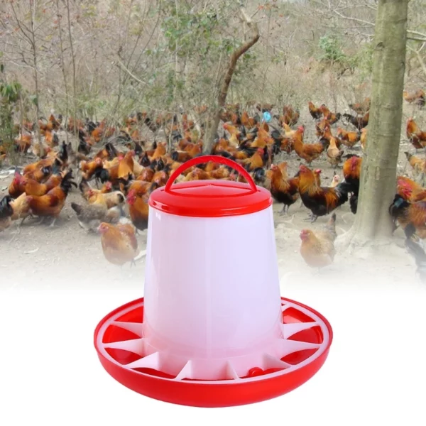 Chick Feeder Automatic Poultry Food Containers for Chickens Geese Ducks