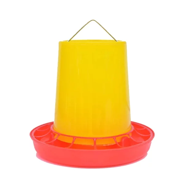 Chicken Poultry V-shaped Entrance Feed Bucket Outdoor Practical Bird Feeder