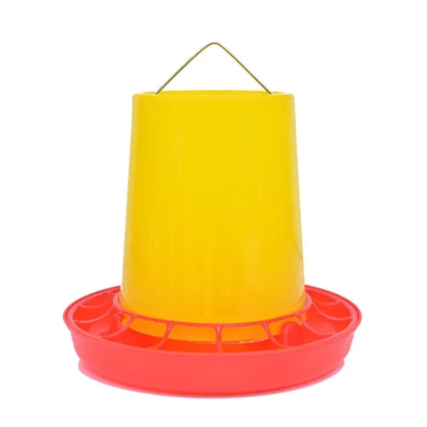 Chicken Poultry V-shaped Entrance Feed Bucket Outdoor Practical Bird Feeder