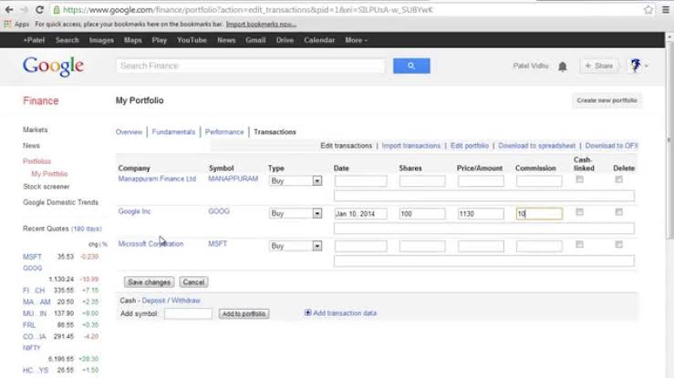 How to Use Google Finance